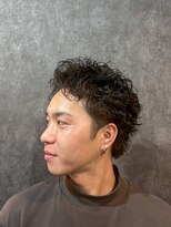 ベース(BASE)&nbsp;cafe& BARBER BASE ピンパーマ　ショートサーフ！