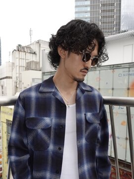 スタニング 渋谷(STUNNING.) メンズカット/スパイラルパーマ/パーマヘア