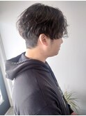 パーマ落としと前髪縮毛矯正