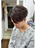 岡山メンズカット×韓国風フェザーショート
