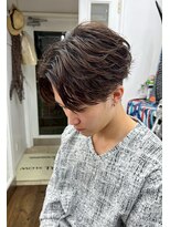 ユイマァルスロウ(YUIMARL SLOW)&nbsp;岡山メンズカット×韓国風フェザーショート