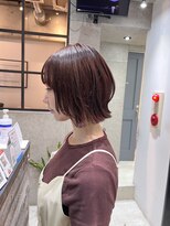 フェリア 渋谷(Feria)&nbsp;【Feria】 レイヤーボブ × ピンクブラウン