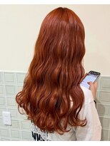 ボアップ 新居浜店(boappu) #カラー#ブリーチ#オレンジカラー