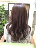 ナチュラルブラウンカラー×髪質改善トリートメント