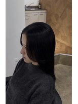 ミヨン 京都烏丸店(miyon)&nbsp;【miyon】韓国レイヤーカット×暗髪カラー×髪質改善