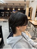 MEN'S/韓国/ニュアンスパーマ/センターパート/下田優也