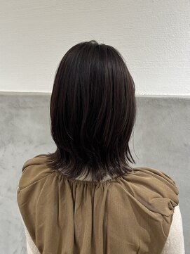 イニ 福井店(ini) レイヤーボブ/ラベンダーブラウン/大竹