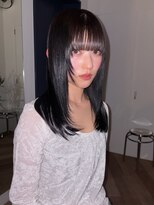 カシェル トウキョウ(Cashel Tokyo) レイヤー オブブラック XG 顔まわり 暗染め 地下風カラー