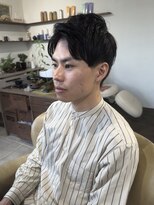 シラス(SiLasu) アップバングショート×ニュアンススパイラルパーマ