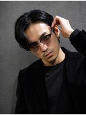 ニュアンスパーマ×サイドパート×センターパート×men's