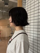 マルソー&nbsp;パーマの残りを活かしてばっさりbob