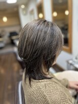 ヘアーアンドメイクビィフォー(hair&make b four)&nbsp;髪質改善と白髪ぼかし 白髪活かし