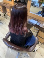 お～るうぇいず(always)&nbsp;ケアブリーチバレイヤージュ大人可愛いピンクベージュ髪質改善