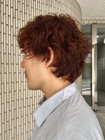 ロッソ 西荻窪(ROSSO)&nbsp;ニュアンスショート/オレンジカラー/ウルフパーマ/ブリーチなし