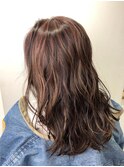 KASUMI 外国人風ハイライト×スモーキーピンク　【FOLK 恵比寿】