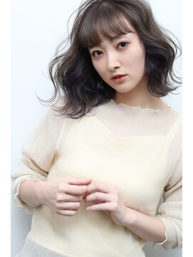 ボンドバイテトテ 三宮元町(BONDbytetote) 波ウェーブボブ×インナーパープル