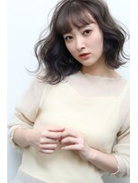 ボンドバイテトテ 三宮元町(BONDbytetote) 波ウェーブボブ×インナーパープル