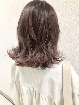 ブルー(BLUE) 《Blue阿部★》#グラデーション#ふわふわピンクカラー