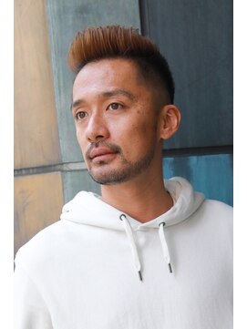 エヌドットバーバー ヒロオ(N.BARBER HIROO) フェードカット　オールバック　<広尾/恵比寿>