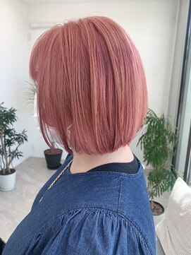 ケーオーエスピンク(K O S pink) ピンクベージュボブ