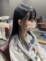 ボアップ 京橋店(boappu)&nbsp;ネイビーカラー#インナーカラー