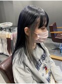 ネイビーカラー#インナーカラー