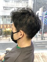 ヘッズ 本八幡店(HEADS)&nbsp;かき上げヘア　ニュアンスマッシュ　サイドパート　韓国マッシュ