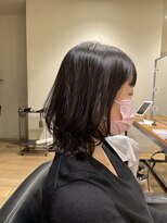 クローゼット 新宿(closet)&nbsp;外ハネボブ/ペールベージュ[髪質改善/ヘッドスパ白髪染め/新宿】