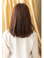 カバーヘア イヴ 戸頭店(COVER HAIR EVE) ミルクティーピンク横顔美人外ハネボブウルフZ戸頭20代30代40代