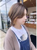 大人可愛い40代インナーカラーのミディアムレイヤー★山之内