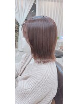 ラボヌール ヘアーウル 春日部西口店(La Bonheur hair heureux) ぷっつりラインボブ