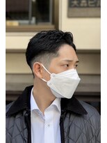 ドルクス 日本橋(Dorcus)&nbsp;日本橋フェード風癖毛ショート　パーマ風スタイル