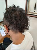 オダギリ風メンズパーマ