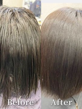 バームヘア(balm hair) 20代30代40代髪質改善カラーアッシュブラウン艶感ボブヘアー