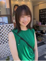 ヒカリス 東三国(HIKARIS) 笑顔溢れる顔周りレイヤー/ウルフカット/ブラウンヘア