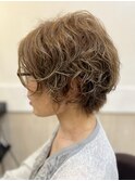 ★くびレイヤーエモージュ前髪マチルダボブインナーグレージュ
