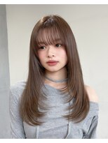 アンアミ キチジョウジ(Un ami Kichijoji) 韓国ヘア/レイヤーカット/地毛風ストレートパーマ/セミディ