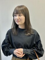 ヘアー アイス 御器所本店(HAIR ICI)&nbsp;透明感抜群♪ブリーチなしダブルカラーオリーブグレージュ