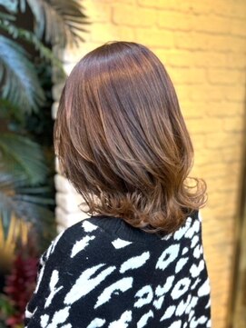 イヴ 新浦安店(Eve) くびれヘアミディアムボブルフウルフボブツヤ髪大人女子