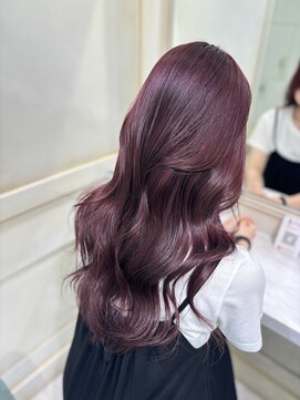 アソビ 表参道(ASOBI) ラベンダーピンク/小顔/ワンレン/髪質改善/前髪