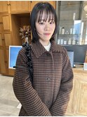 レイヤー×外ハネスタイル