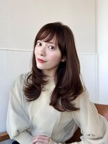 ☆フェミニンロングメルティーカラー