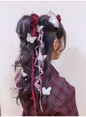 【Hono/STYLE藤沢】体育祭ハーフアップヘアアレンジ