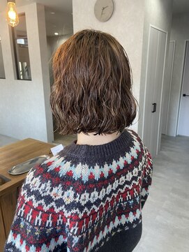 ブローフィー(Blowfy) 【 Blowfy 】ゆるふわ ニュアンスパーマ ボブ