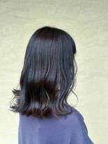 スリー(THREE)&nbsp;ホワイトグレージュ/デジタルパーマ/チェリーブラウン/蟹江