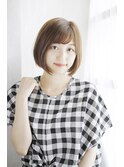 夏美髪質改善アプリコットオレンジハイライトカラーくびれヘア30