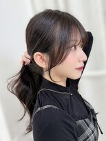 レイリー 原宿 表参道(Rayreee) 大人可愛いレイヤーポニーテール/おくれ毛ワンカール
