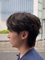 オーガニック アトリエ 大宮(organic+atelier)&nbsp;韓国風シースルーマッシュウルフニュアンスフェザーパーマ