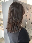 ブリーチなしグレージュカラー髪質改善
