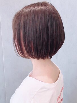 セイドット リー(Say. Ree) say.ショートショートボブひし形ショートマロンベージュアッシュ